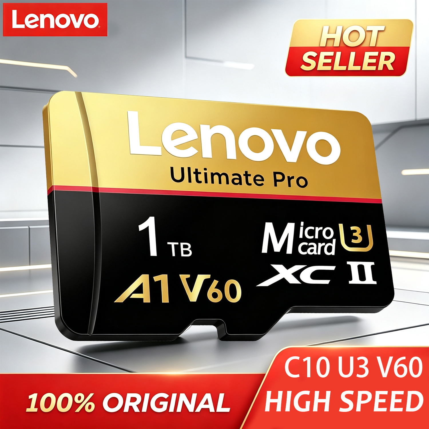 Gaming Console Monitor - Lenovo Original Micro SD Card UHS-I