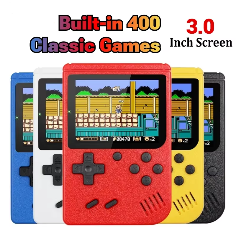 Gaming Console With Minecraft - NEW 3 Inch Portable Retro Mini