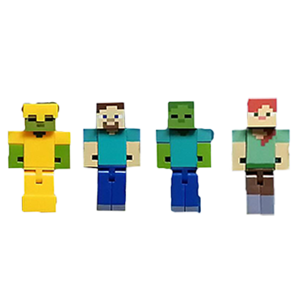 Anime 1-24Pcs Minecrafts Blind - Gaming Console With Minecraft recensione e prezzo