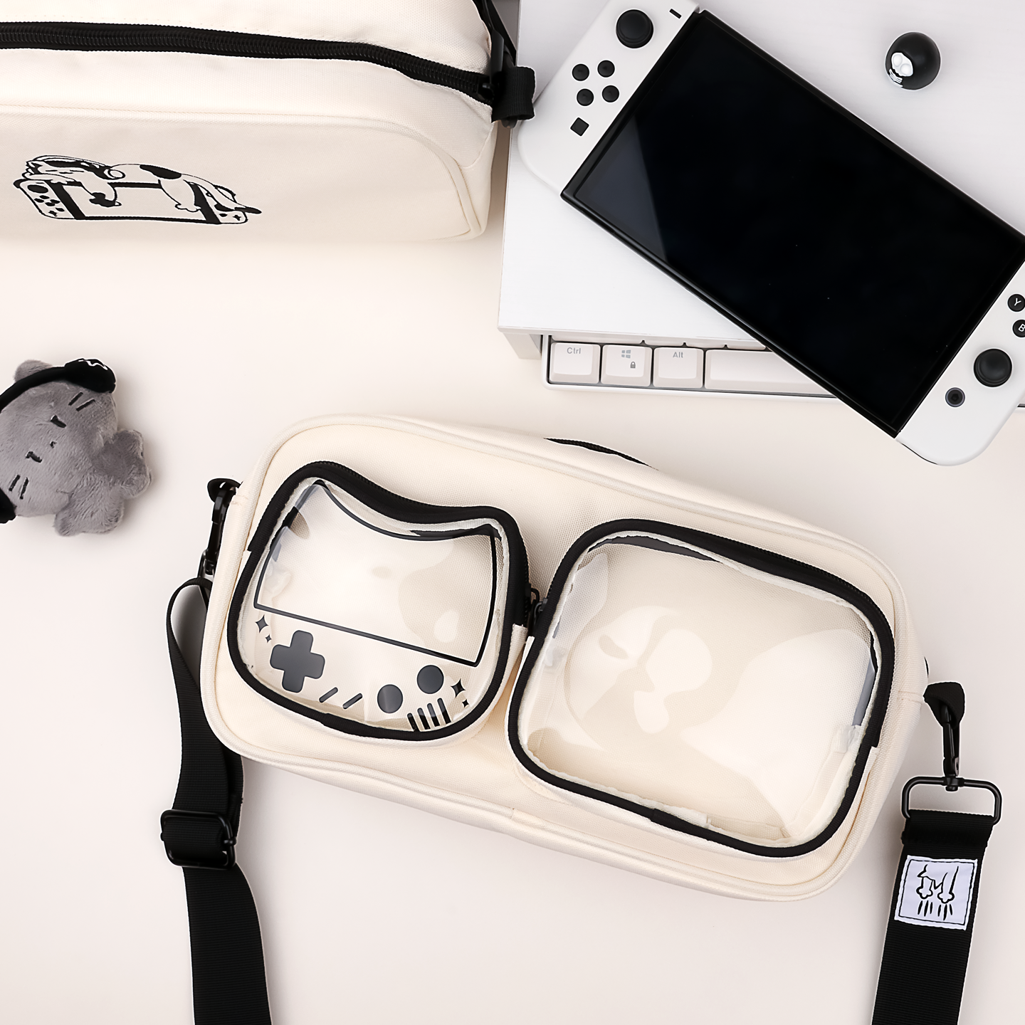 Cat-Themed Gaming Crossbody Ba - Gaming Console Display recensione e prezzo
