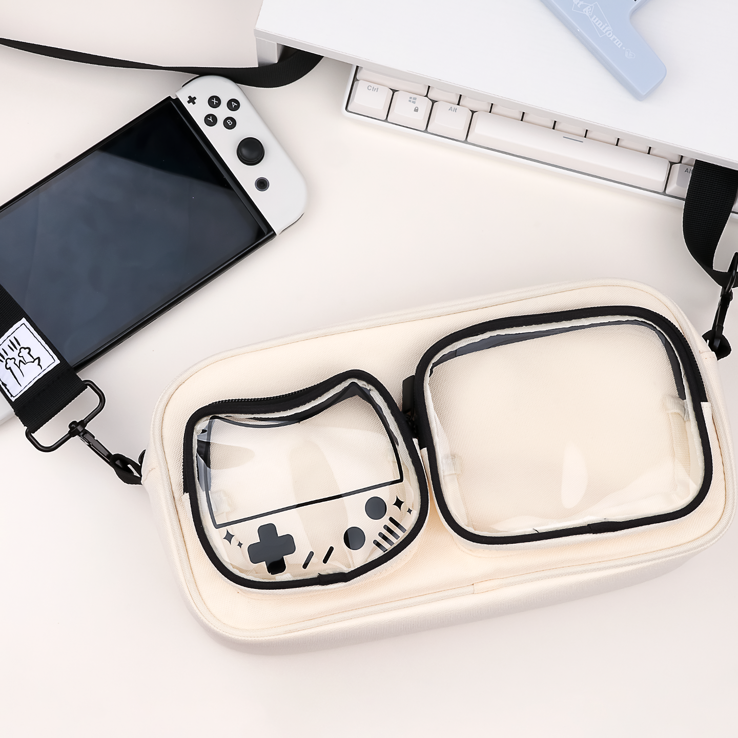Cat-Themed Gaming Crossbody Ba - Gaming Console Display recensione e prezzo