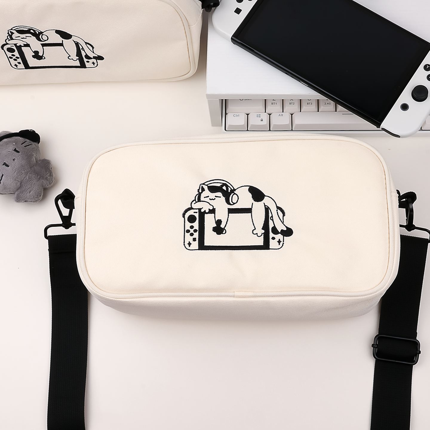 Cat-Themed Gaming Crossbody Ba - Gaming Console Display recensione e prezzo