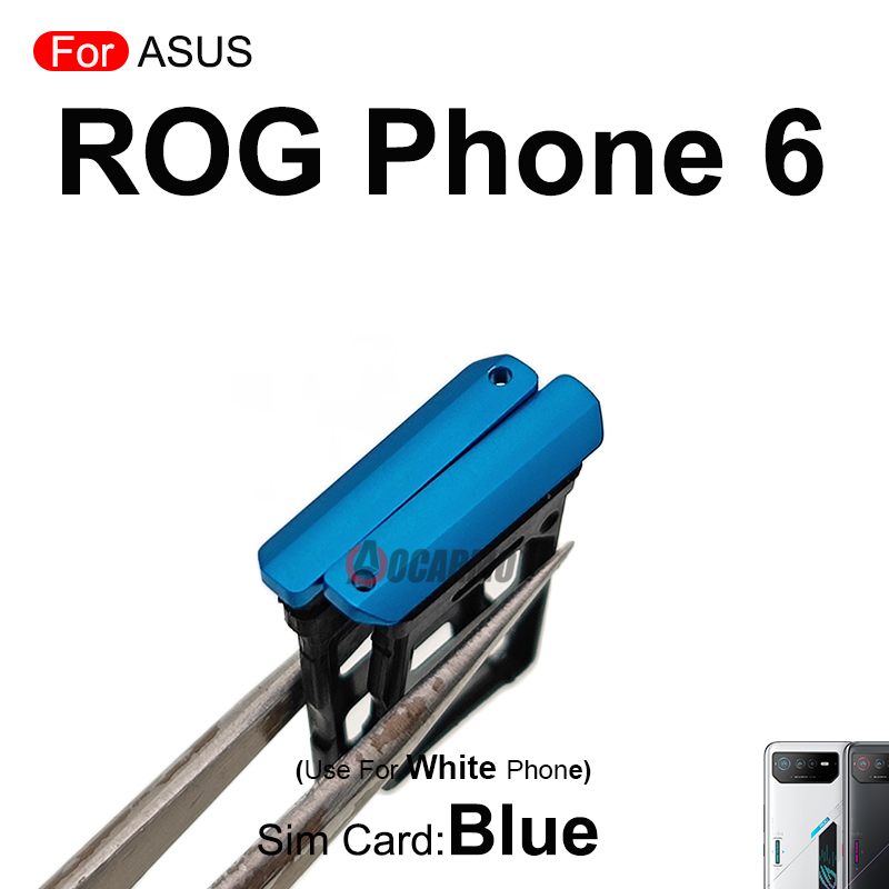 Blue Red Sim Tray For ASUS ROG - Gaming Console Rog recensione e prezzo