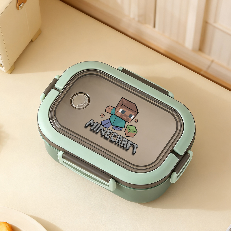 Game Theme Bento Lunch Box Min - Gaming Console With Minecraft recensione e prezzo