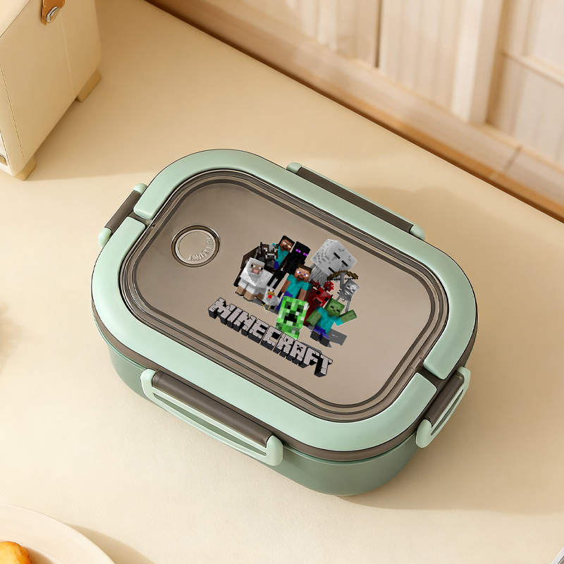 Game Theme Bento Lunch Box Min - Gaming Console With Minecraft recensione e prezzo