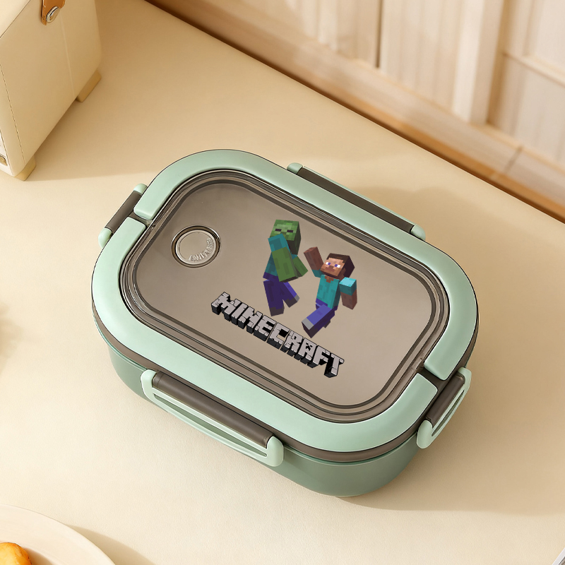 Game Theme Bento Lunch Box Min - Gaming Console With Minecraft recensione e prezzo
