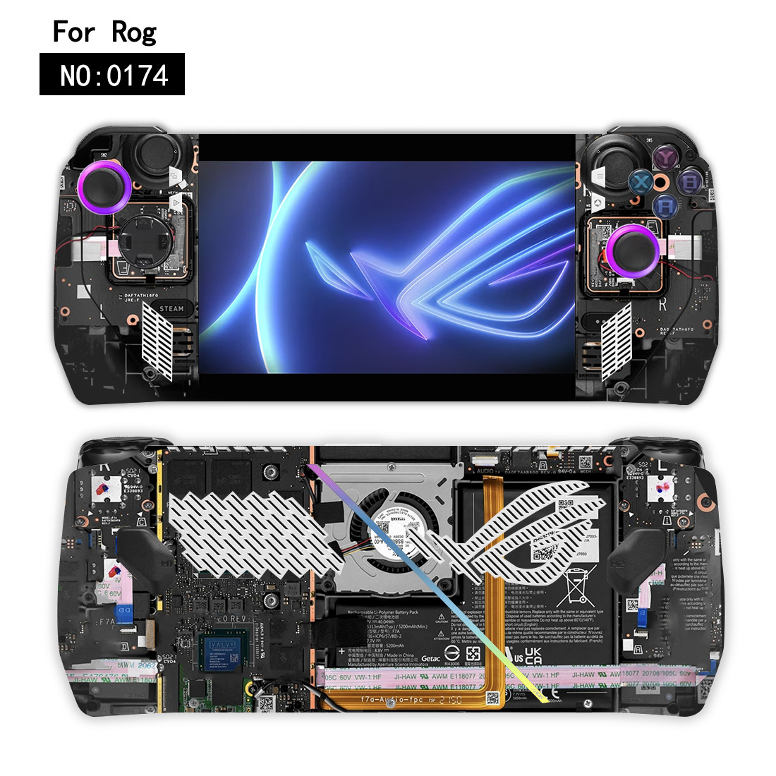 New Stickers Cover Case For As - Gaming Console Rog recensione e prezzo