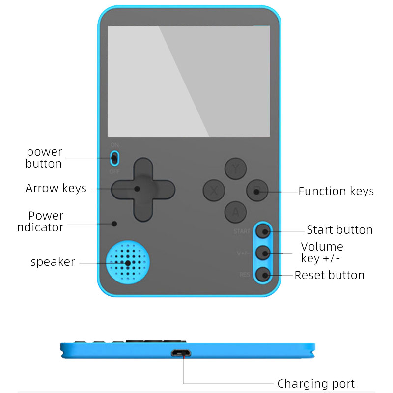 k10 Thin Handheld Game Console - Gaming Console With Minecraft recensione e prezzo