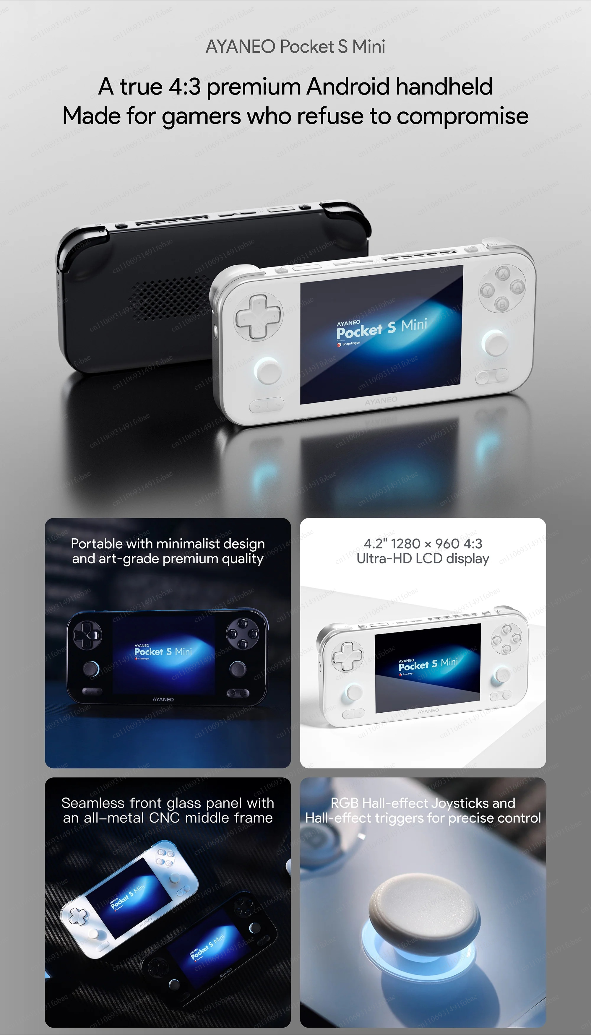 AYANEO Pocket S Mini Retro Han - Gaming Console Display recensione e prezzo