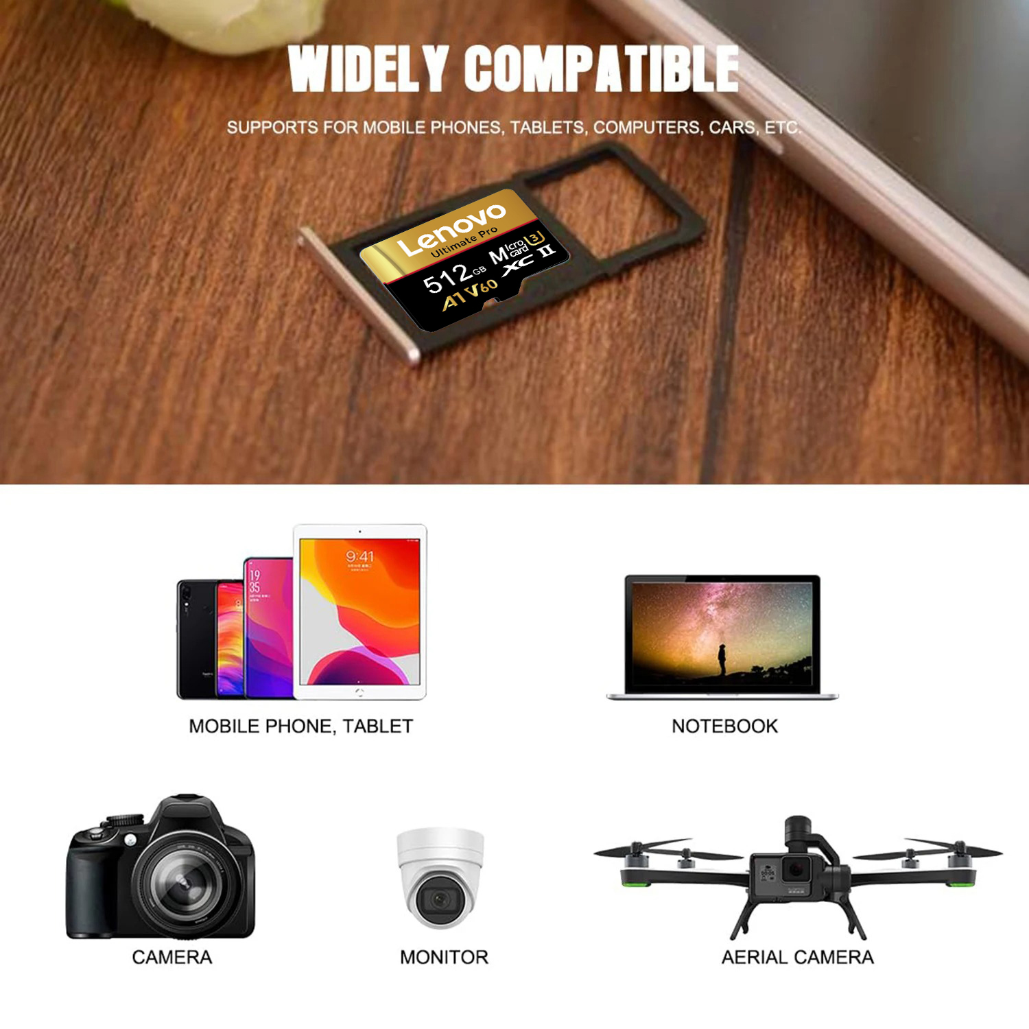 Lenovo Original Micro SD Card  - Gaming Console Monitor recensione e prezzo