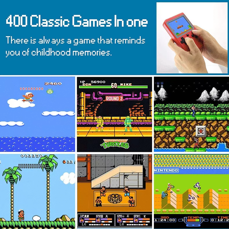 Retro Handheld Games Console B - Gaming Console With Minecraft recensione e prezzo