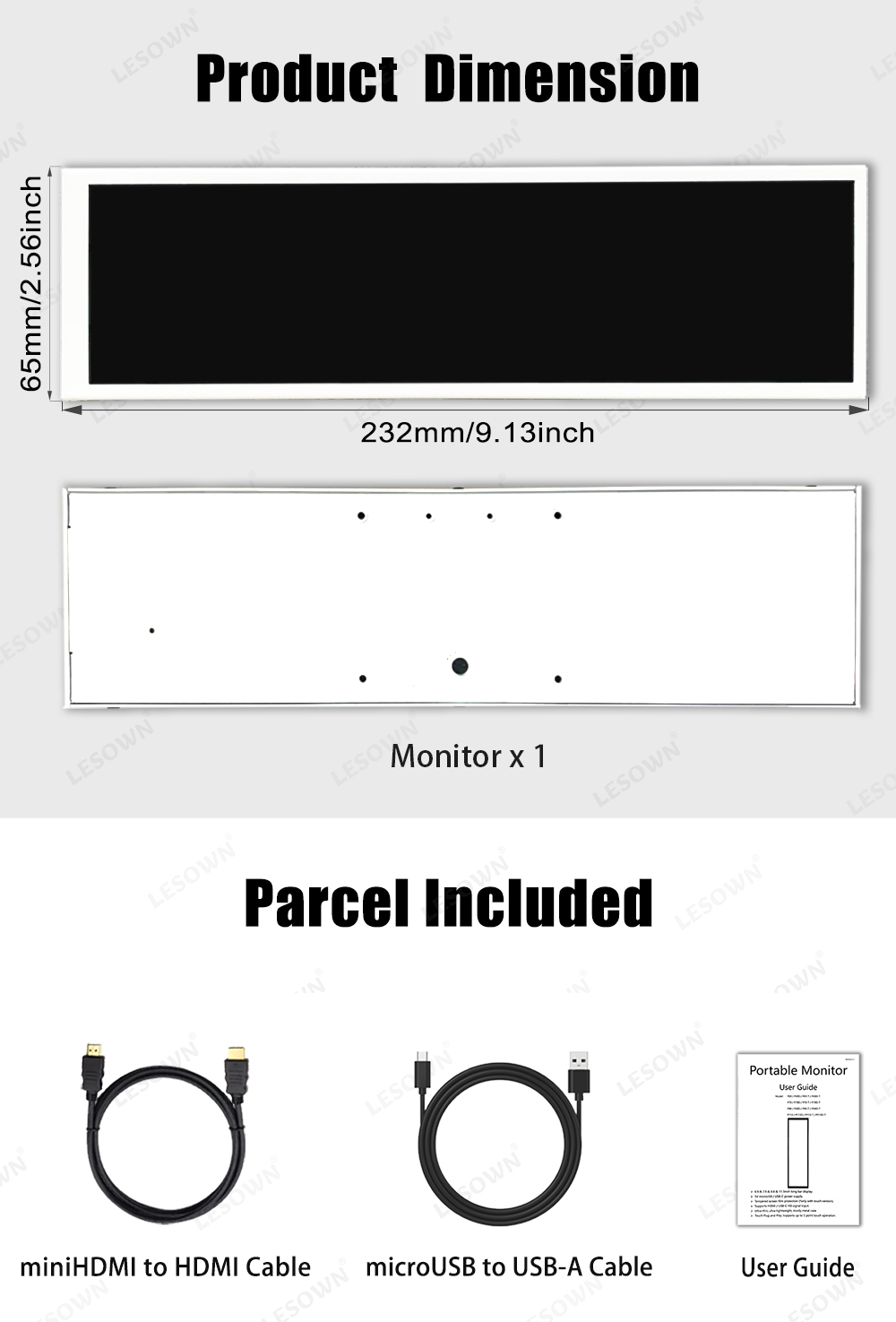 LESOWN 8.8 Inch Mini Stretched - Gaming Console Display Case recensione e prezzo