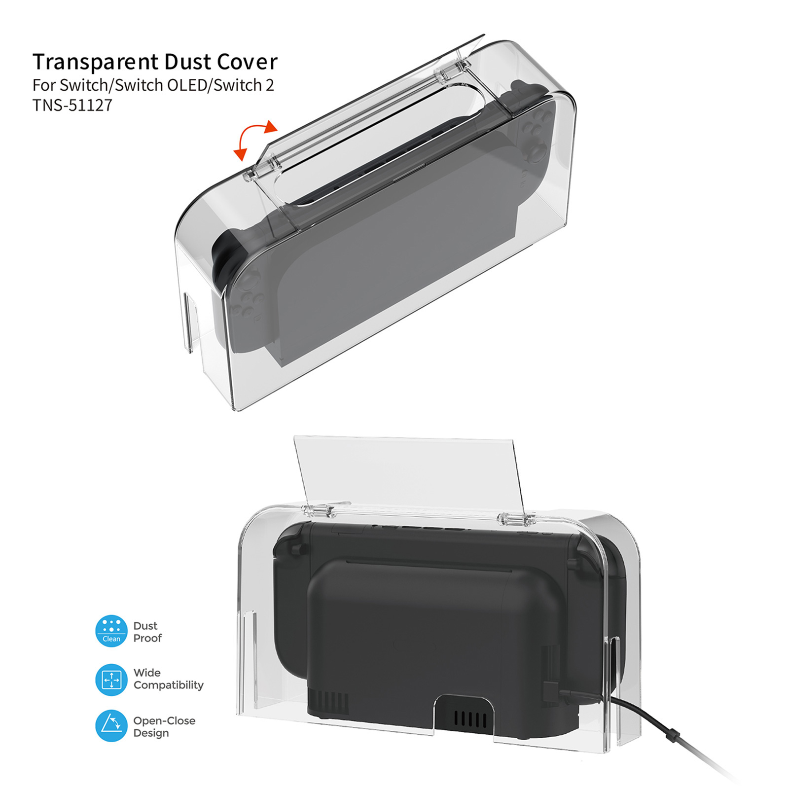 For NS2 Clear Display Box Wate - Gaming Console Display Case recensione e prezzo