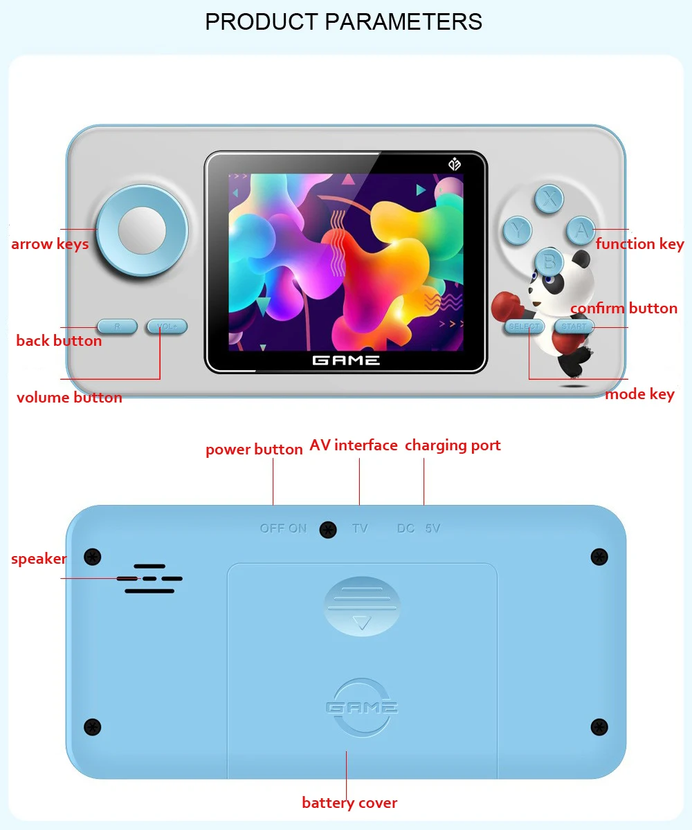 New S5 Mini Retro Video Gaming - Gaming Console With Minecraft recensione e prezzo